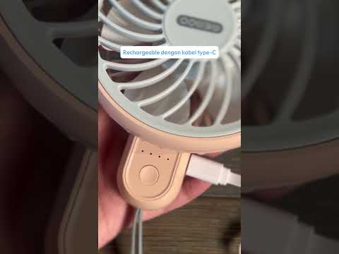 Gambar Memoo Kipas Angin Portabel Rechargeable 2000 mAh - Hijau