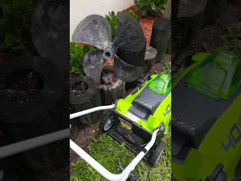 My Greenworks 40volt lawnmower My Greenworks 40volt lawnmower
