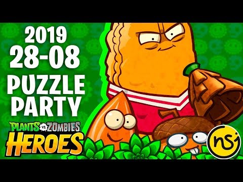 Fiesta de Puzzles (28/08/19) | PvZ Heroes | Reto Diario