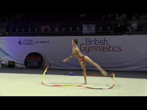 Gemma Frizelle - Bronze - Senior Ribbon - Rhythmic Gymnastics 2017