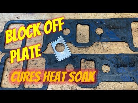 Cure Heat Soak - Intake Block Off Plate