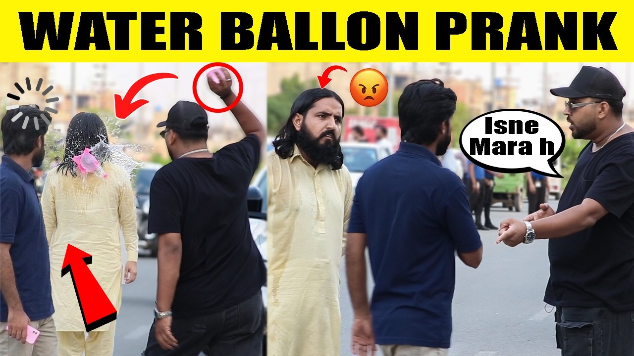 Funniest Water Balloon PRANK 😂 || Hilarious Reactions @sharikshah