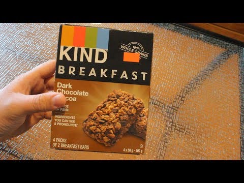 Kind breakfast bar, dark chocolate with fiber review, completely random review, abdul karim, funny r