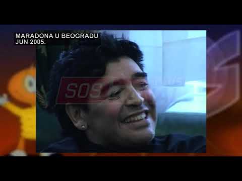 MARADONA IN BELGRADE  2005.