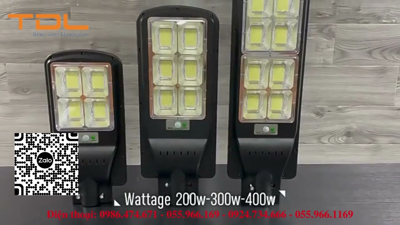 Hướng dẫn lắp đặt Đèn Năng Lượng Mặt Trời 300W TDL