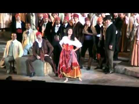 CARMEN : Géraldine Chauvet sings "Habanera" at the ARENA di VERONA (2010)