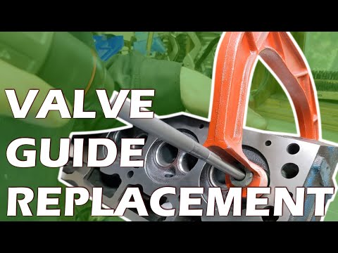 Installing Bronze Valve Guides Without Machine Tools using the Lisle 59000