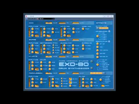 EXD-80 Drum Synthesizer by Third Harmonic Studios