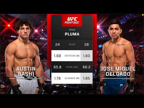 Video: #NocheUFC Pelea Gratis: Delgado vs. Bashi