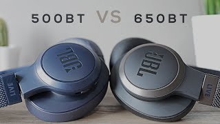 Video thumbnail for JBL LIVE 500BT vs JBL LIVE 650BT Wireless Headphones - REVIEW & COMPARISON by TechBoost