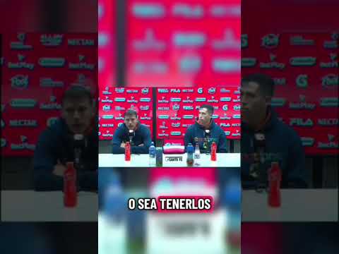 Rueda de prensa de Llaneros tras su partido ante Santa fe.
