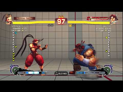 SIREN0415 [Ibuki] vs. ggkondo [T. Hawk] | SSF4 AE