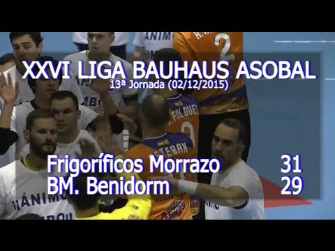 LIGA BAUHAUS ASOBAL J13 Frigoríficos Morrazo - BM. Benidorm 31 - 29
