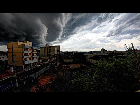 HDR Timelapse - Campo Bom 14oct2015 - Shelf clouds | Hail