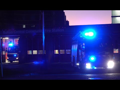 Greater Manchester Fire & Rescue Service / Bolton Central Two Pump / Turnout
