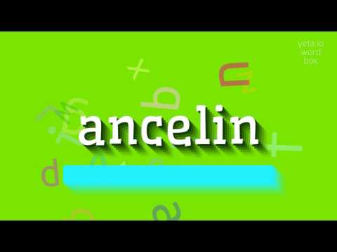 How to say "ancelin"! (High Quality Voices)