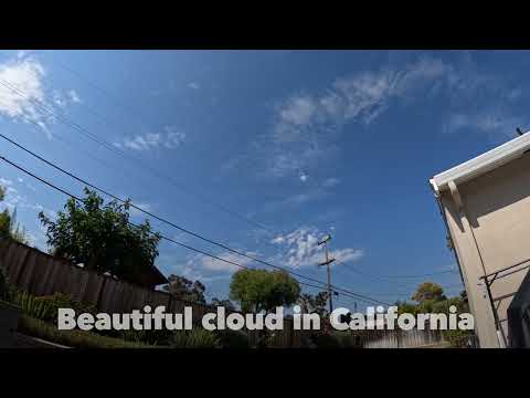 [4K]Beautiful cloud in California time lapse