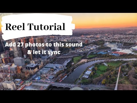 Add 27 photos to this sound & let it sync tutorial