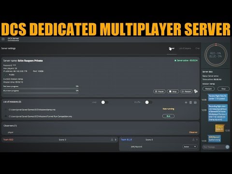 Explained: How To Host & Manage A Dedicated Multiplayer Server | DCS WORLD