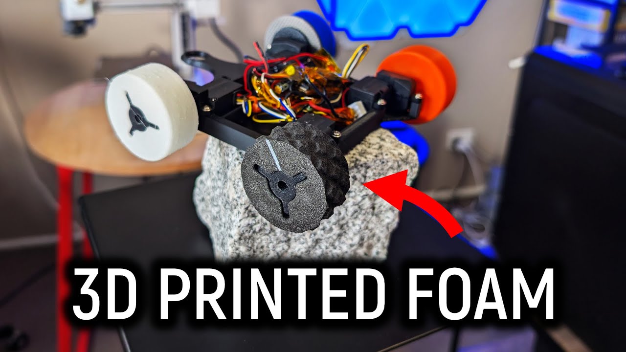 3D Printed FOAM Wheels - Do they work?