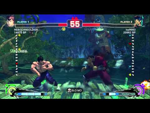 藍弟 lsy9983 [Bison] vs HEBOLIANSOLDIER [Fei] SSF4 Japanese Online Ranked Matches - TRUE-HD