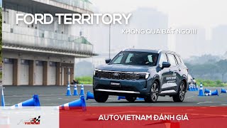 Ford Territory thử nghiệm chạy Slalom và phanh gấp tại đường đua F1 Hà Nội