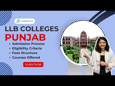 Top 5 LLB Colleges in Punjab - Rankings, Fees, Exam, Specializations, Placements! #llbcolleges