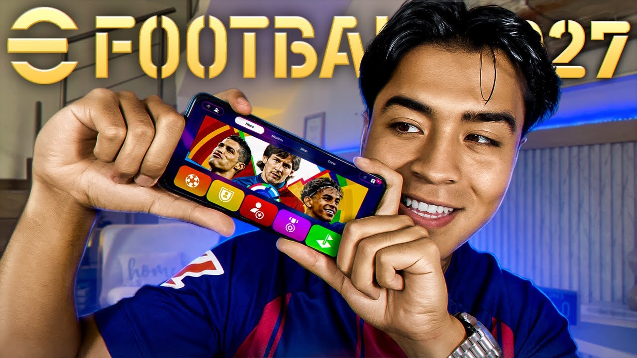 ASI ES EFOOTBALL 2027!! 😍CON NUEVO CESPED 3D🏟️DAILY SUPER PLAY☄️DISPOSITIVOS COMPATIBLES📲✅