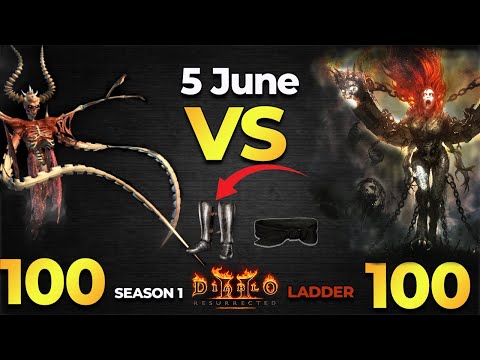 100 Mephisto VS 100 Andariel SERIES - Who Is Better? D2R