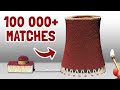 100,000 Matches Chain Reaction Fire Domino