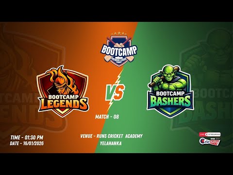 BOOTCAMP PREMIER LEAGUE 2026 | MATCH - 8 | BOOTCAMP LEGENDES  vs BOOTCAMP BASHERS