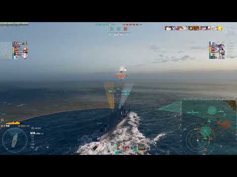 (排名戰)2.就你這種水準也能打上銀牌 也TM是WG賜給你的恩惠了~ 法國驅逐艦 T10 馬索 WOWS 戰艦世界