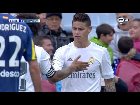 James Rodriguez vs Getafe Away (16/04/2016) by JamesR10™