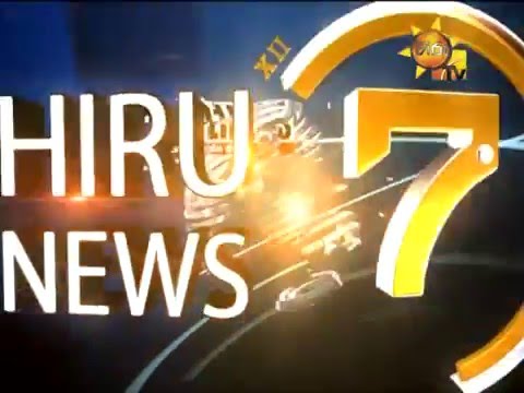 Hiru News 7.00 PM May 06, 2016