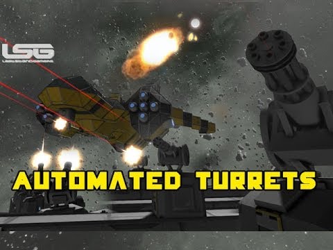 Space Engineers - Automated Turrets, Sentry Guns & Wheels