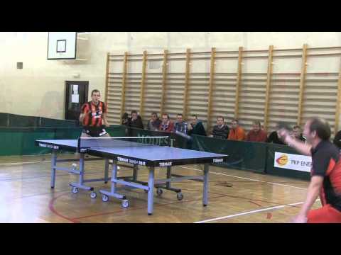 TENIS STOŁOWY. I LIGA MĘSKA - UKS 23 ASKO LUBLIN -  LKS ODRA  MIĘKINIA - 4:6