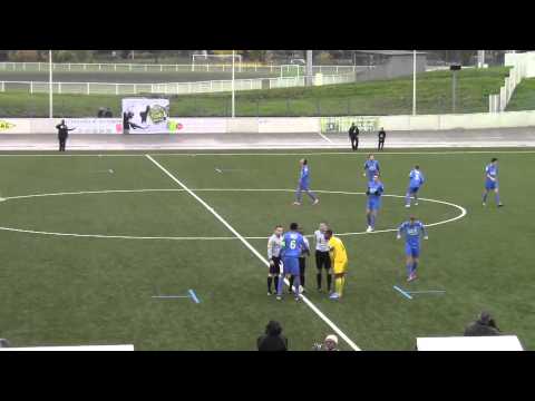 CSL Aulnay Mondeville coupe de France de Football 2012 entrée des équipes