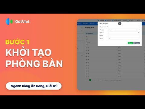 Khởi tạo phòng bàn