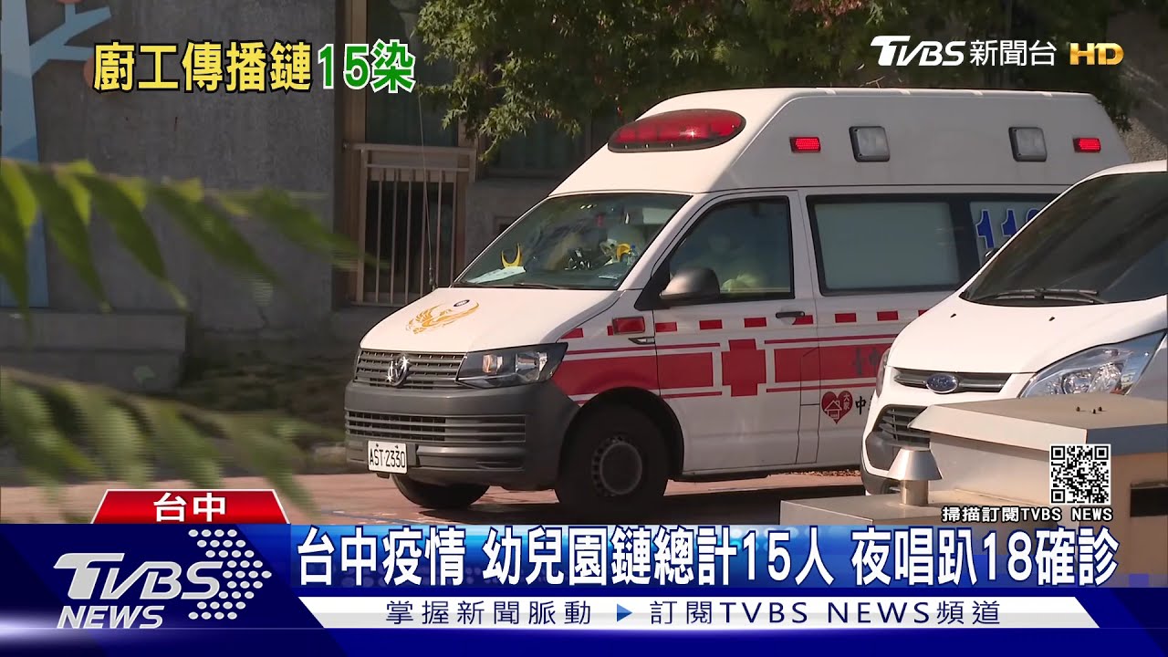 台中疫情 幼兒園鏈總計15人、夜唱趴18確診
