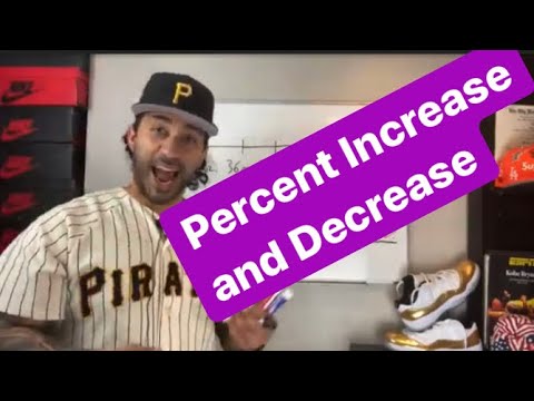 Percent Increase And Decrease With Double Number Lines Mr Dones