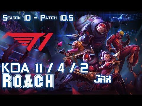 T1 Roach JAX vs VLADIMIR Top - Patch 10.5 KR Ranked