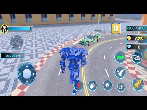 Tank Robot Game 2020 – Police Eagle Robot Car Game | Transformation Robot Battle