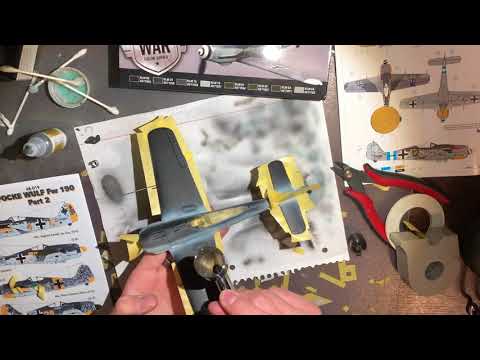How to Paint Plastic Models-Fw190 Build