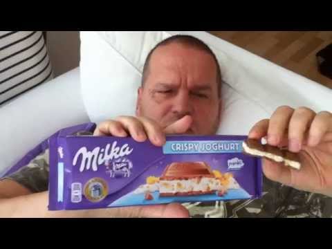 Makutestissä Milka Crispy Joghurt suklaa