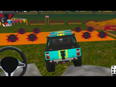 4x4 OFF road Jeep and Ford drive level-27 #cargames3d #carstunts #jeepstunts