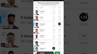 CSK vs DC Dream11 Prediction | CSK vs DC Dream11 Team | Dream11 Team of Today Match | Dream11