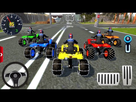 Extreme Off-Road on Racing Dirt Quad Bikes Stunt Driving Simulator 2025 - Android / IOS GamePlay
