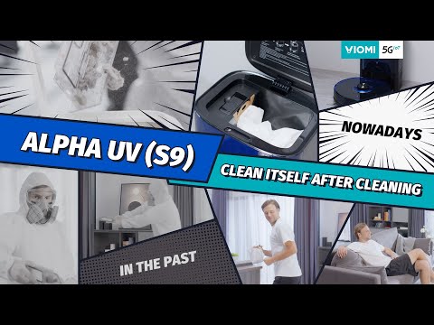 Viomi Robot Vacuum Alpha UV (S9) - Clean Itself After Cleaning