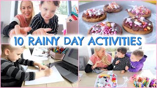 10 RAINY DAY QUARANTINE ACTIVITIES FOR KIDS THAT ARE EASY AND FREE!  EMILY NORRIS