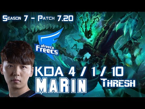 AFs MaRin THRESH vs LULU Supp - Patch 7.20 KR Ranked